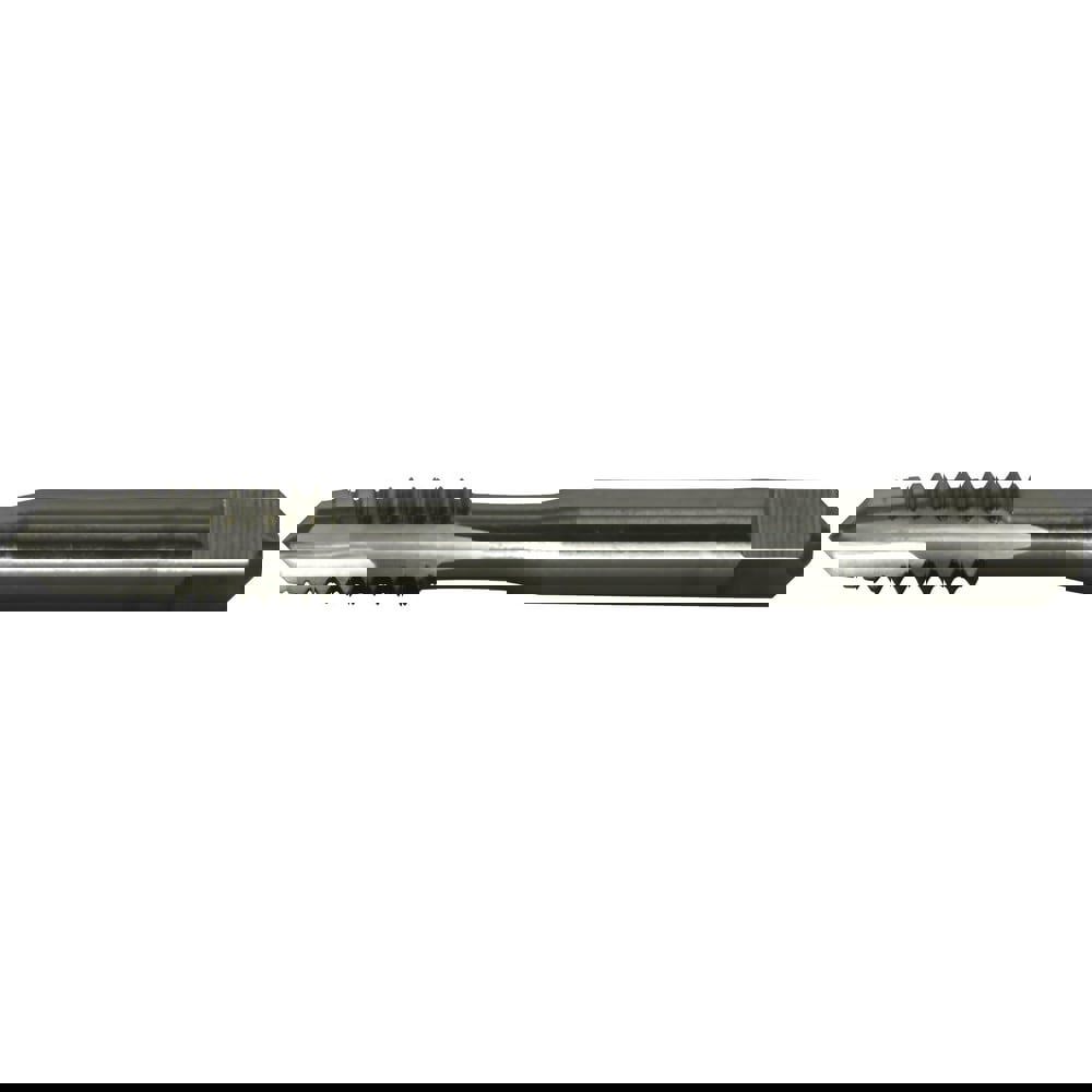 Spiral Point Tap: M8x1.25 Metric, 2 Flutes, Plug Chamfer, 6H Class of Fit, High-Speed Steel, Bright/Uncoated